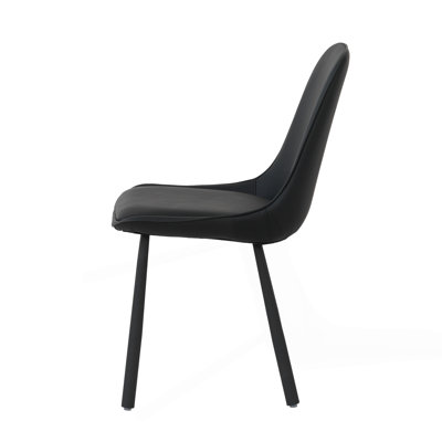 Faux Leather Dining Chairs Set of 2