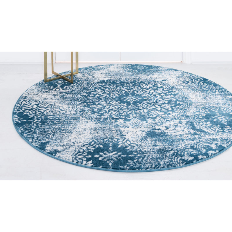 Tapis bleu Coblitz, Rond 5 pi 3 po