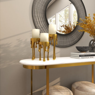 Moderna 11.8" H Aluminum Candlestick