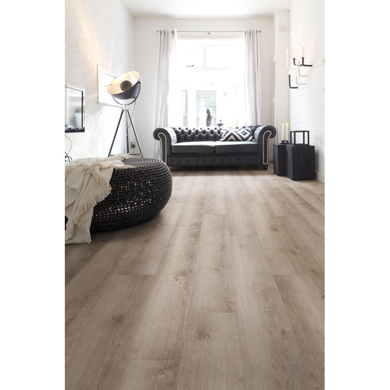 Flexxfloor 7" x 48" x 3.2mm Vinyl Plank, Brown