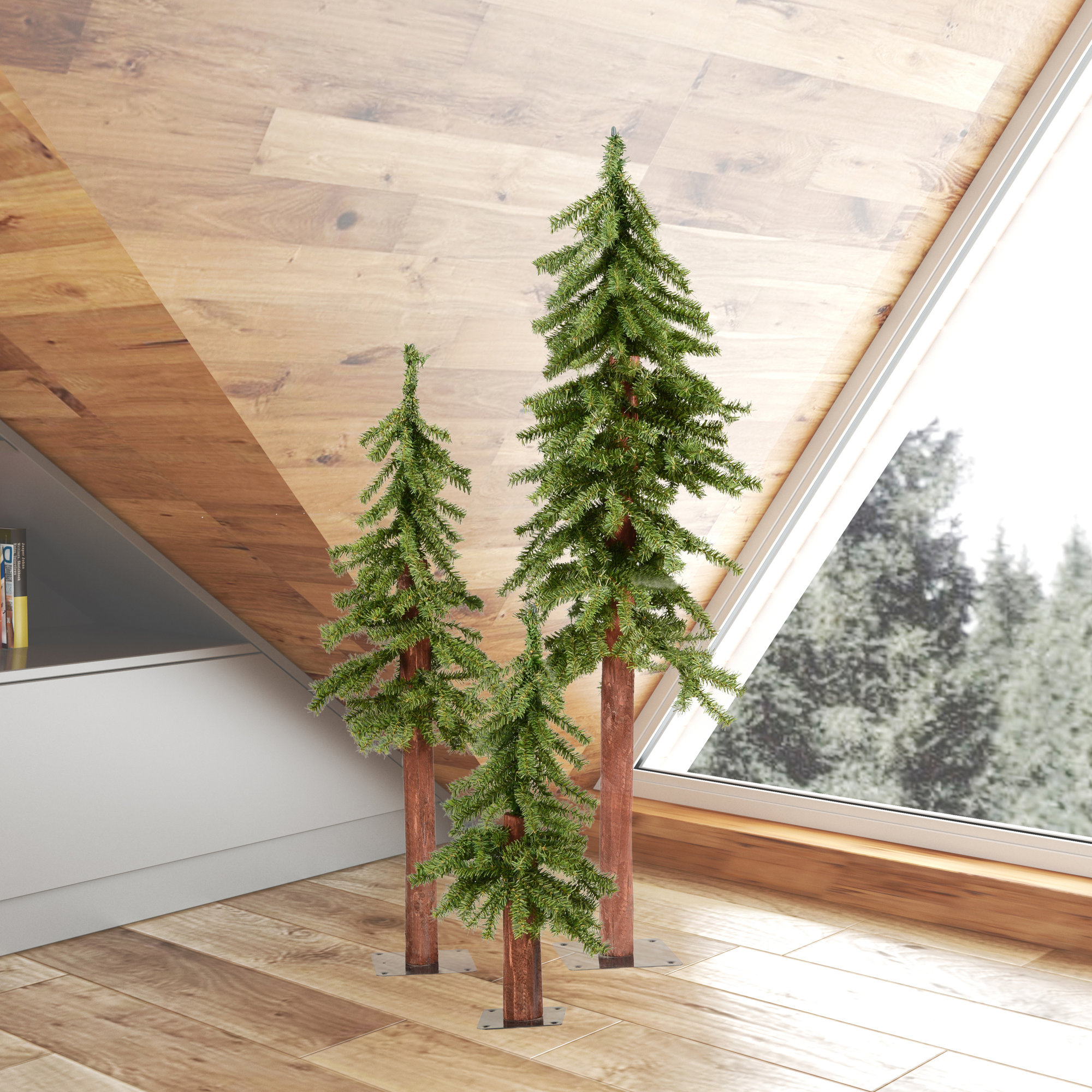 4' Artificial Pine Christmas Tree