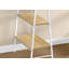 Bureau d'ordinateur Allyssa, bureau personnel, ordinateur portable, tablettes de rangement, L 48 po, bureau, métal, stratifié-587449059