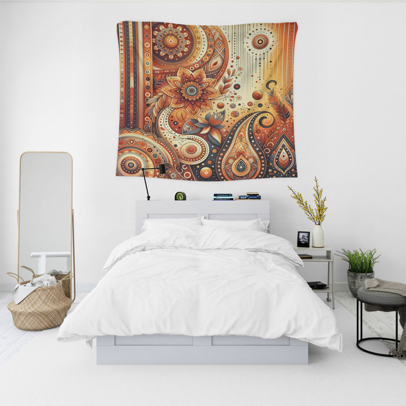 Tapisserie murale, H 88 po x l 104 po x P 1,2 po