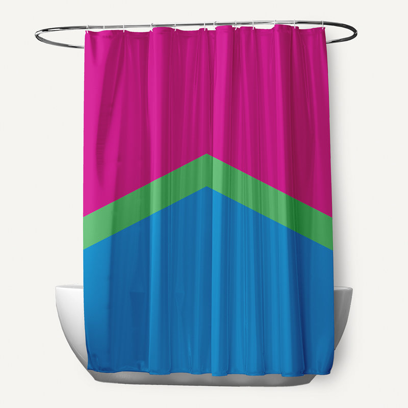 Rideau de douche Pansexual, Rose / Bleu / Vert