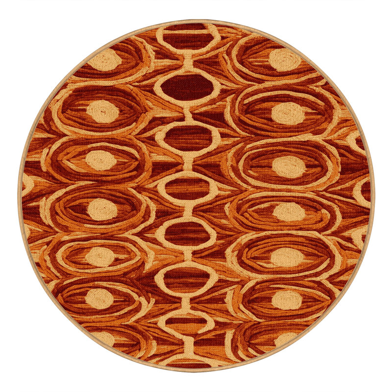  Tapis lavable Jalebi Desserts, Carré 7 pi