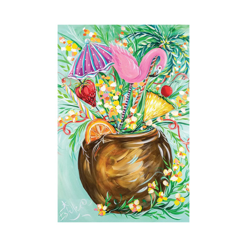 Something Fruity by Estelle Grengs - Painting on Canvas, Wrapped Canvas, 45.72cm H x 30.48cm W x 1.91cm D