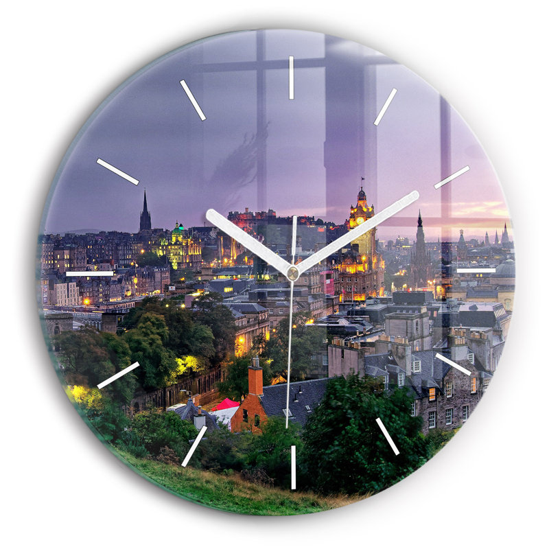 Glass Wall Clock