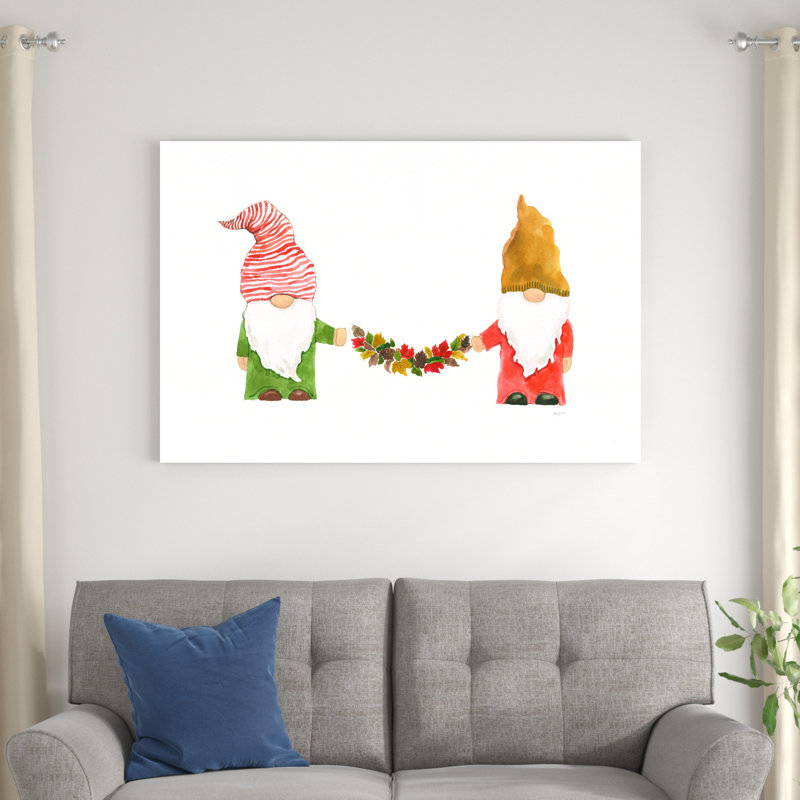 Récolte de gnomes IV, H 48 po x l 32 po x P 1,25 po