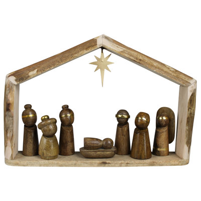 Crèche de Noël, bois