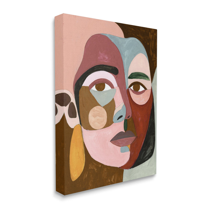 Peinture contemporaine abstraite sur toile, H 48 po x l 36 po x P 1,5 po