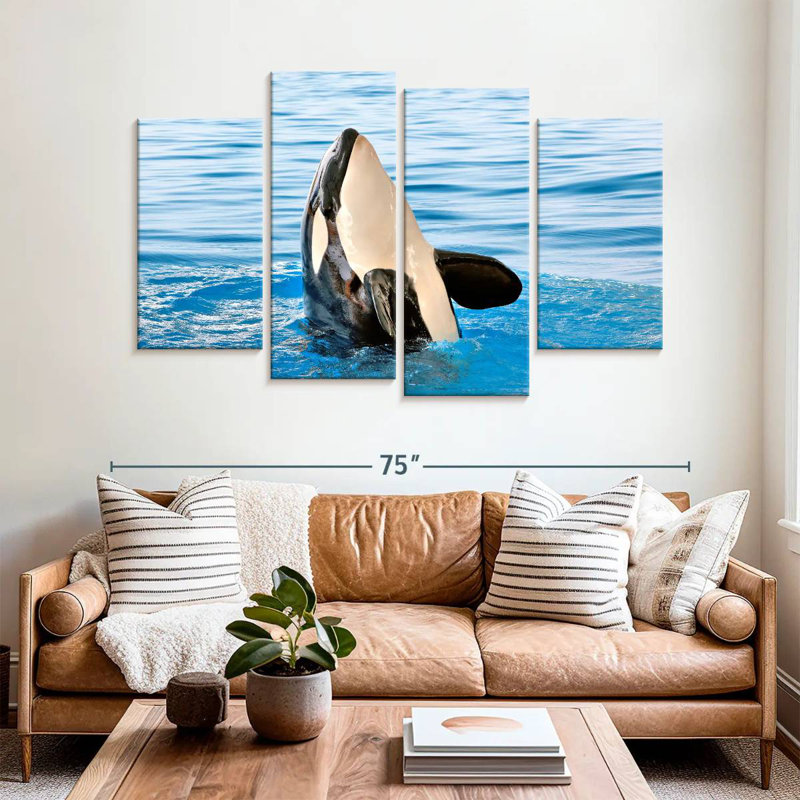 Brampt Orca Sighting, 42" H x 68" W