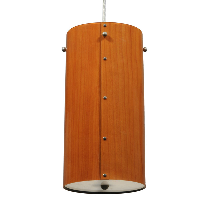 Luminaire suspendu cylindrique 1 lumière Strohl