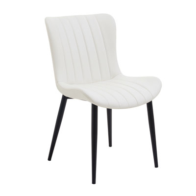 Set Of 2 Dining Chairs: Ivan Mid-Century Modern Accent Chairs For Kitchen, Dining Room, Living Room, And Reception