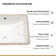 APRESSHUI 13.5'' Ceramic Rectangular Bathroom Sink with Overflow