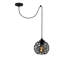 Lustre moderne noir, hauteur réglable, 42,1 po x 6,7 po | Corps en métal, douille E27 (40 W maximum) | Design scandinave élégant, parfait pour la salle à manger et le salon | Homologué IP20, décoration intérieure élégante-1224265599