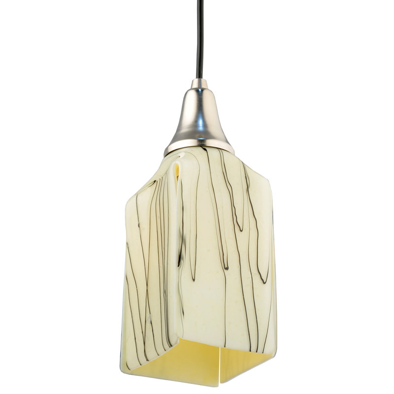 4"Sq Metro Fusion Branches Draped Mini Pendant