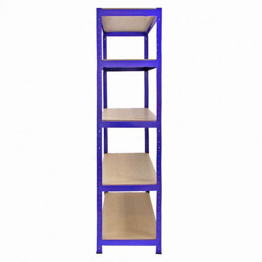 Height -Adjustable Shelving Unit, Blue, 180cm H x 90cm W x 45cm D