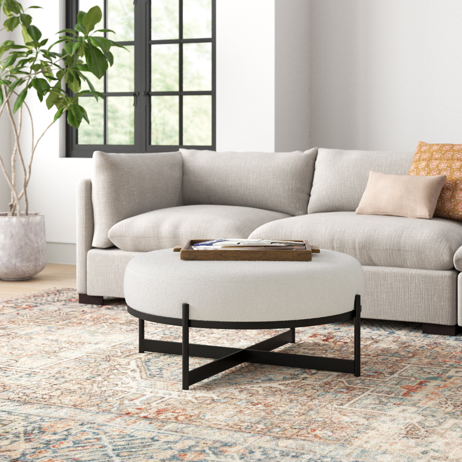 Ari Upholstered Ottoman