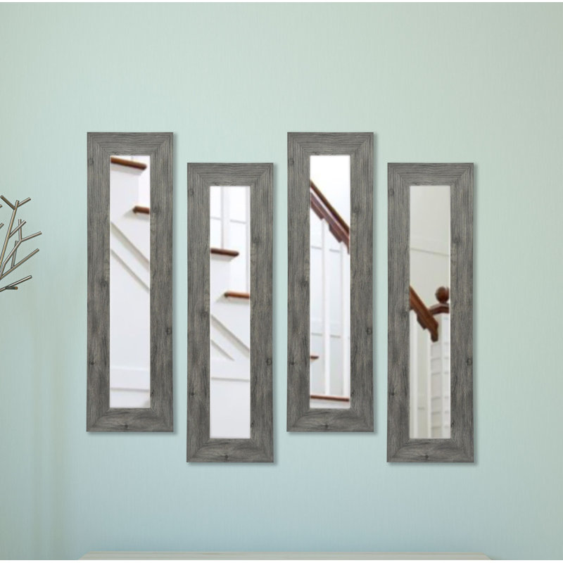 Ensemble de miroirs 4 pièces Pierpont, H 32,5 po x l 11,5 po