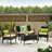 Harraj KD WICKER 4 PC CHAT SET-1618170181