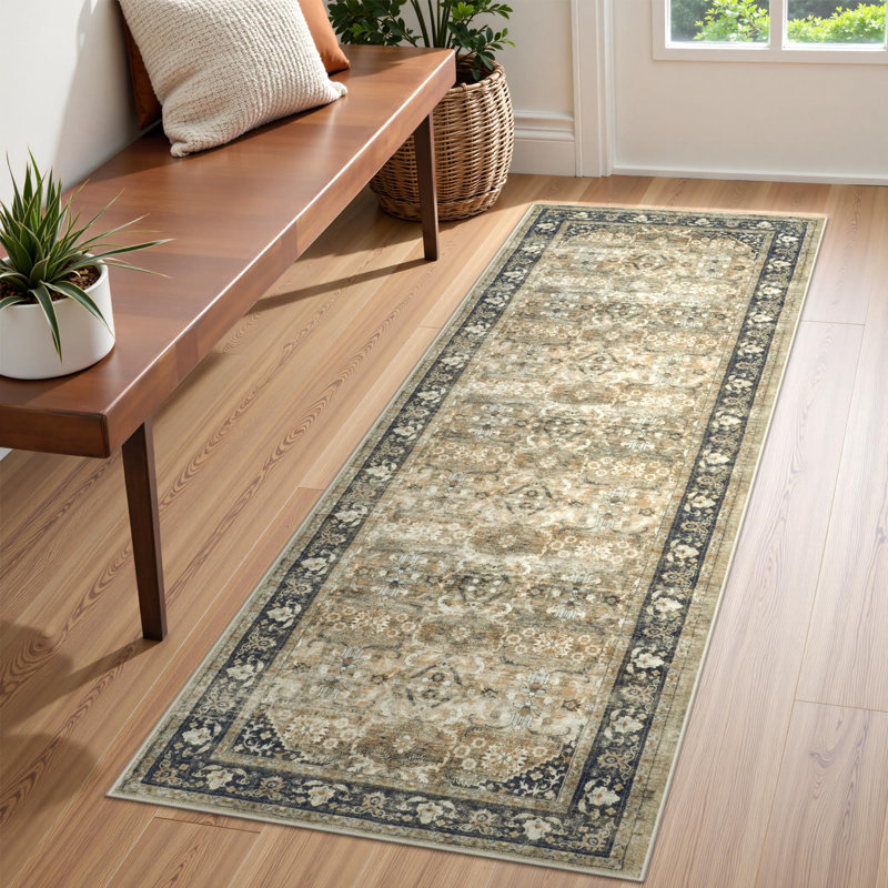 Tapis antidérapant Watte, Tapis de couloir 2 pi x 6 pi