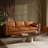 Toscano 89" Genuine Italian Leather Sofa-909186912