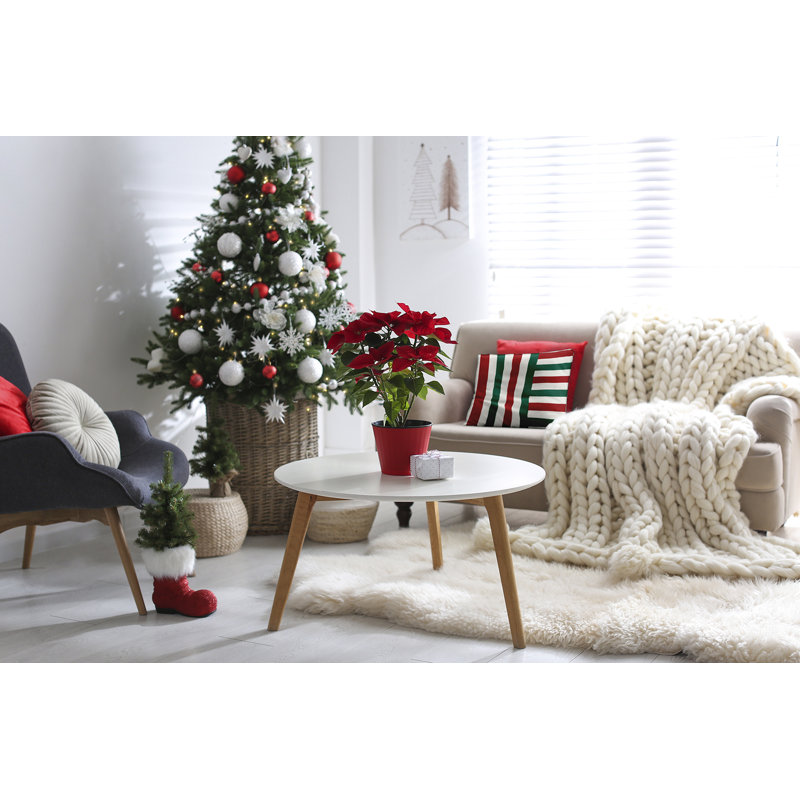 Striped Reversible Throw Pillow, 26" x 26", Square