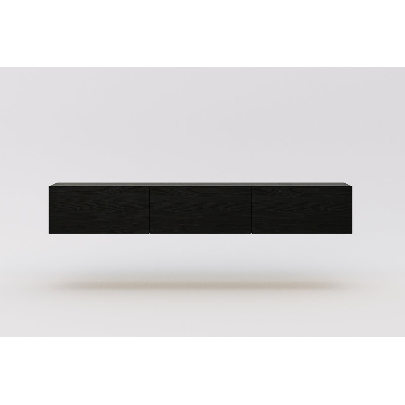 Crédence de rangement l 70,00 po Ragini, Noir