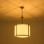 Luminaire suspendu tambour 3 lumières