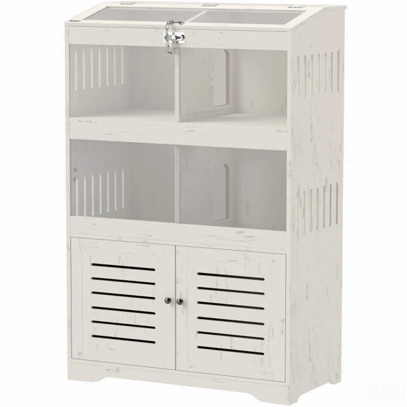 Grande cage pour plusieurs petits animaux, cage à rat avec armoire de rangement