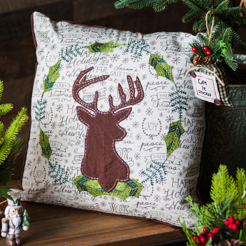 Housse et insert de coussin carré Holiday