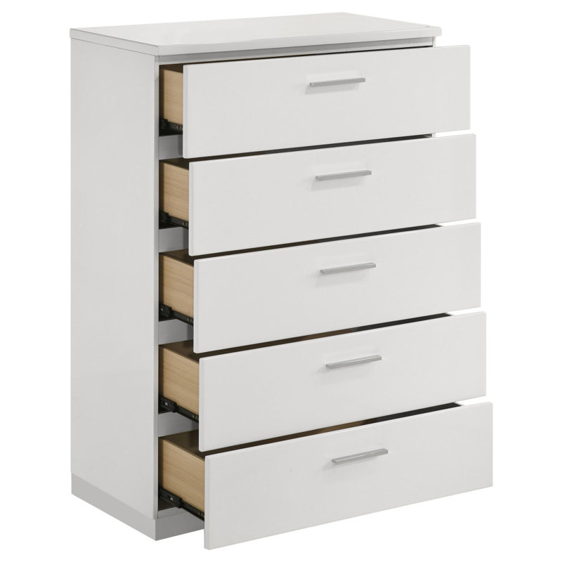 Commode de chambre 5 tiroirs Dulcey