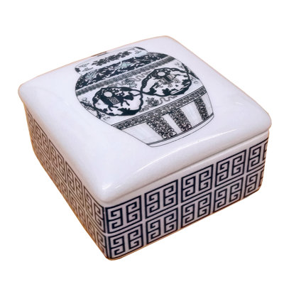 Porcelain China Apothecary Jar