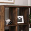 Bibliothèque à 12 cubes avec cadre très épais, tablette ouverte double face pour le salon, la chambre à coucher et le bureau à domicile-139052608
