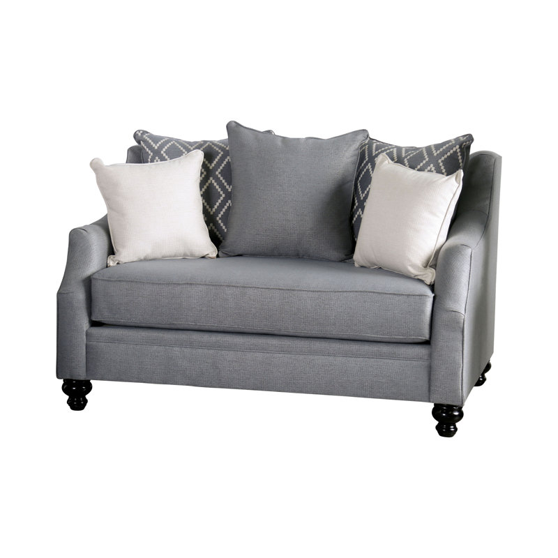 Cao Upholstered 65'' Loveseat, Upholstery Color Gray