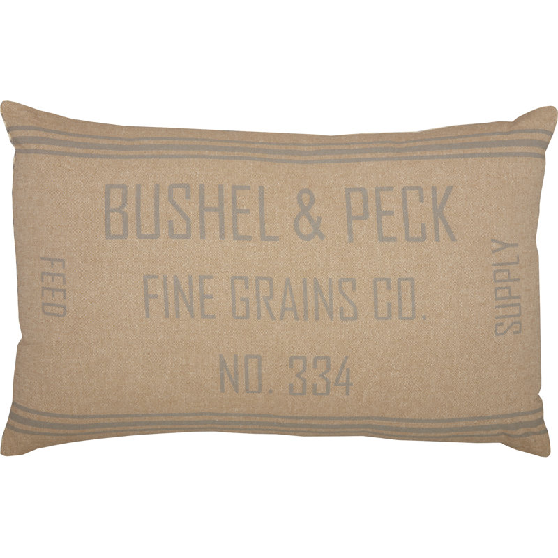 Grace Grain Sack Pillow 14X22