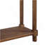 Tables de bout étroites avec tablette, châtaignier antique-1240851590