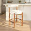 Chaise de bar en acacia Lucas