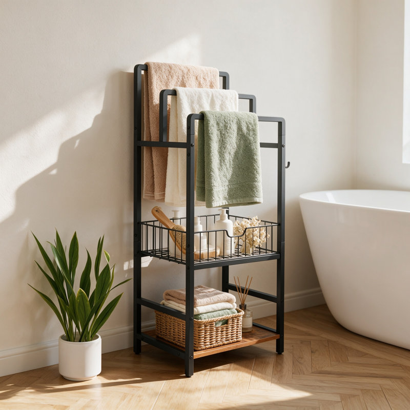 40 cm L Wall Mounted Towel Rack