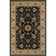 Campagna Machine-Woven Black, Cream & Beige Traditional Oriental Floral Polypropylene Area Rug