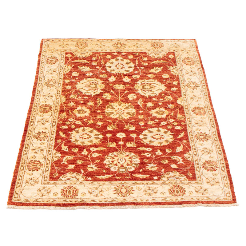 Tapis rouge foncé Chobi Finest 4 pi 0 po x 6 pi 1 po