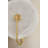 Sariah 10" 1-Light Alabaster Empire Wall Sconce