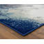 Tapis bleu abstrait Bellicent-356671142