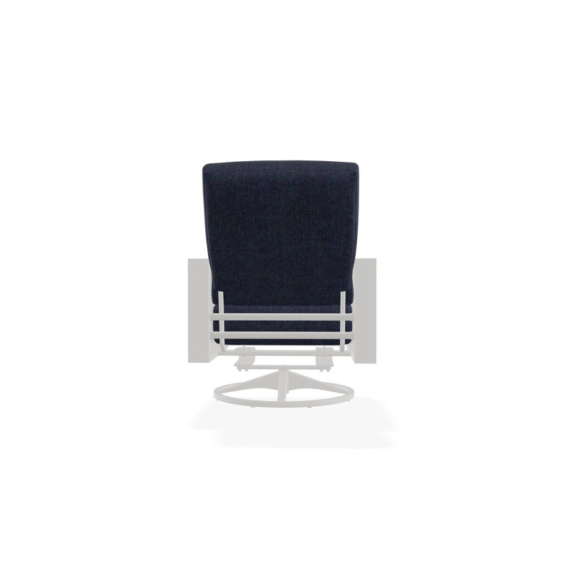Larssen Outdoor Lounge Chair, Spectrum Indigo Sunbrella®, Snow