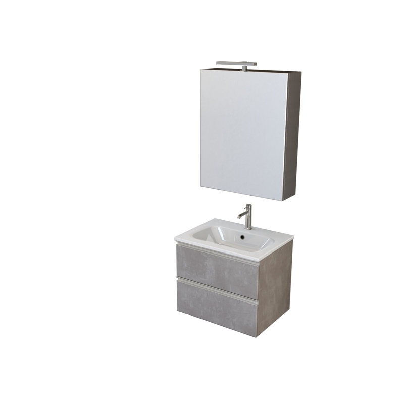 Campbell Single Vanity, Grey