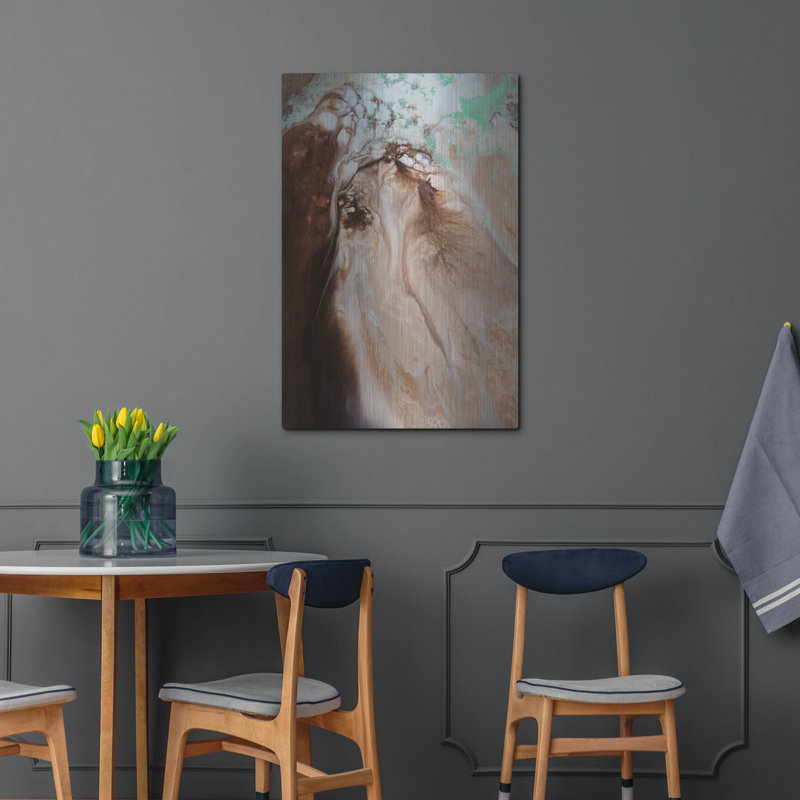  «Rustic Reverie» par Petra Meikle de Vlas, art mural en métal, 24 po x 36 po