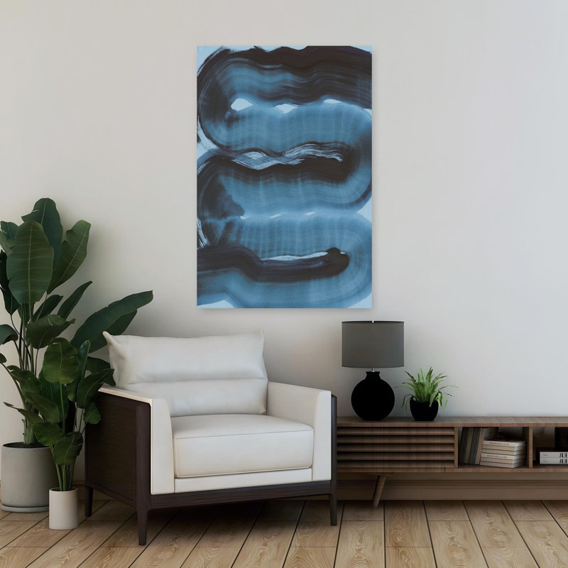 Art contemporain contemporain abstrait, H 36 po x l 24 po