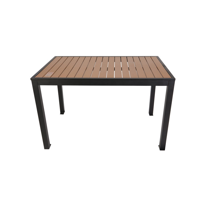 Table rectangulaire Longport BFM, Brun / noir, H 30,75 po x l 71 po x P 35 po