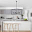 Lustre en cage pour îlot de cuisine 6 lumières E12 40W Cateleya-616786868