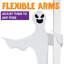 Figurine d'Halloween enveloppant un arbre pliable